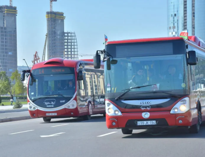 Bakıda dörd avtobus marşrutunun hərəkət sxemi dəyişdirildi