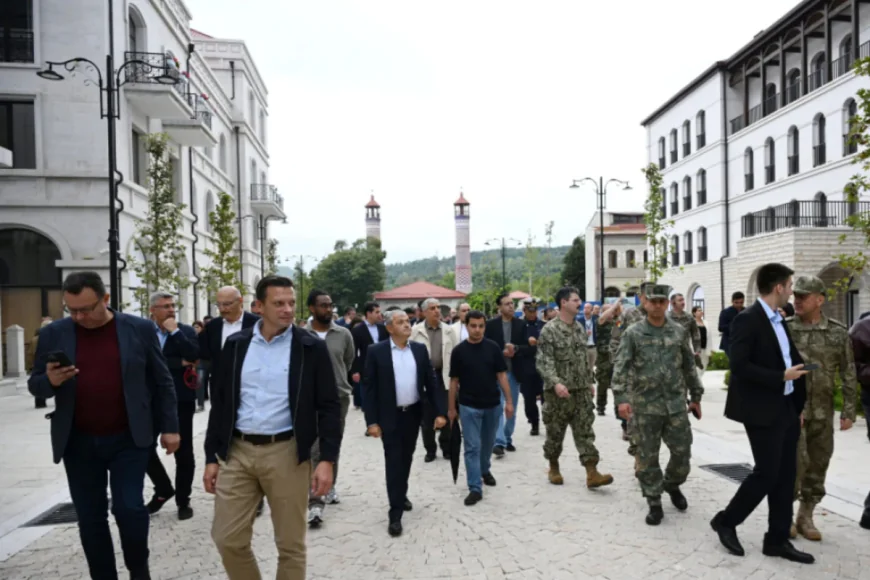 150 diplomat Qarabağ və Şərqi Zəngəzurda: səfərin ikinci günü başladı