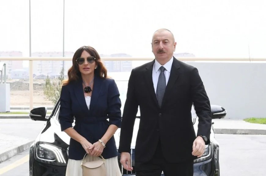 Prezident İlham Əliyev Şamaxıda Pir Ömər Sultan ziyarətgahında aparılan konservasiya işləri ilə tanış olub