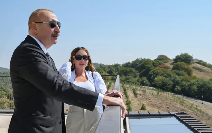 Şamaxıda “Meysari Grand Hotel & SPA” kompleksi açıldı – Prezident və Xanımı açılışda iştirak edib