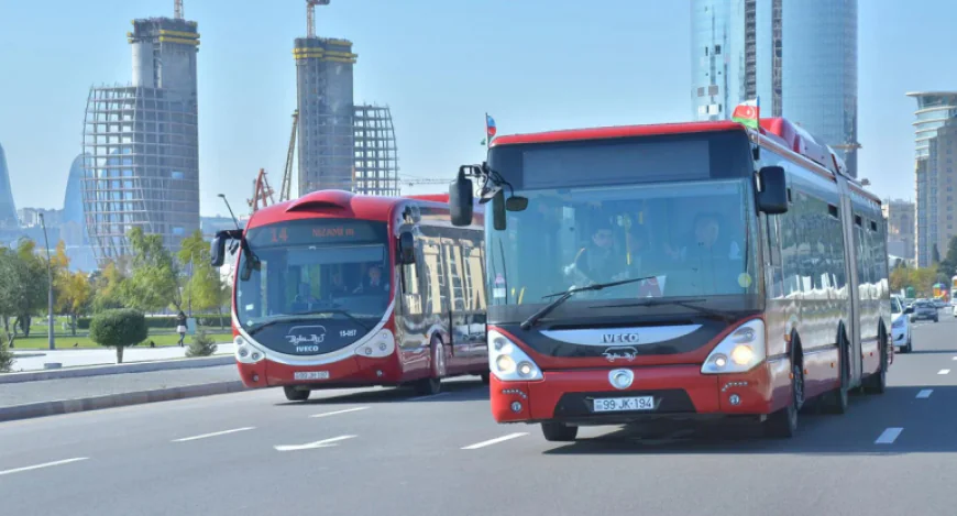 Bakıda dörd avtobus marşrutunun hərəkət sxemi dəyişdirildi