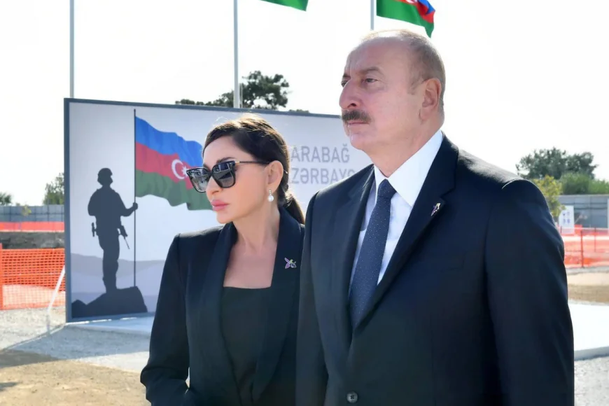 Prezident və birinci xanım Anım Günündə Zəfər parkını ziyarət etdilər
