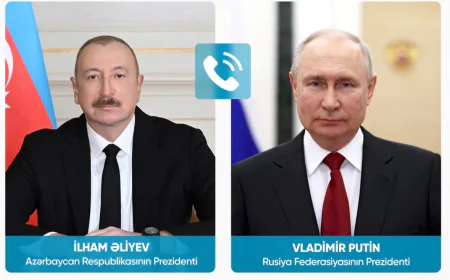 İlham Əliyev Vladimir Putinə zəng etdi – ad günü münasibətilə təbriklərini çatdırdı