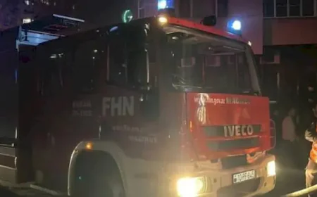 Bakıda GÜCLÜ YANĞIN BAŞLADI