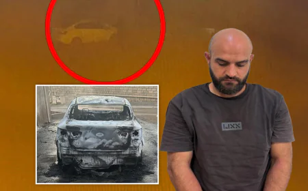 Qaradağda Məktəb direktorunun “Kia”sını yandıran keçmiş məhkum həbs olundu-