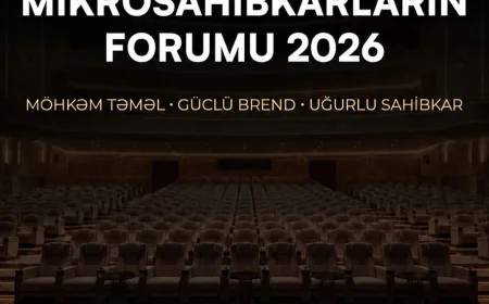 Azərbaycanda ilk dəfə “Mikrosahibkarların Forumu 2026” keçiriləcək