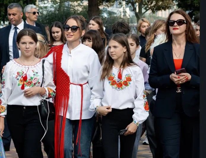 Alyona Əliyeva müharibədən zərər çəkmiş ukraynalı uşaqlarla bir arada olub-