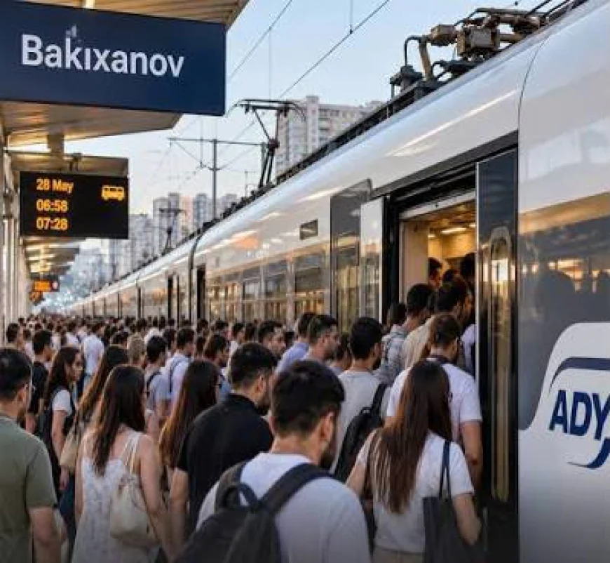 Bakı–Sumqayıt qatarlarında sıxlıqla bağlı şikayət: “İnsanlara hər gün zülm çəkdirirsiniz”-