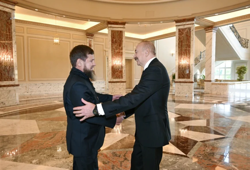 İlham Əliyev Ramzan Kadırovu qəbul etdi: Azərbaycan və Çeçenistan arasında qardaşlıq münasibətləri vurğulandı-