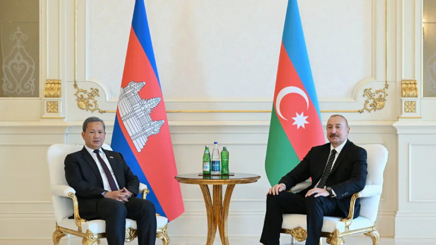 İlham Əliyev Kambocanın Baş naziri ilə məhdud tərkibdə görüş keçirdi-
