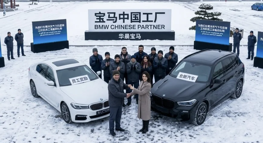 Çində restoran sahibi əməkdaşlarına yeni BMW avtomobilləri bağışladı-