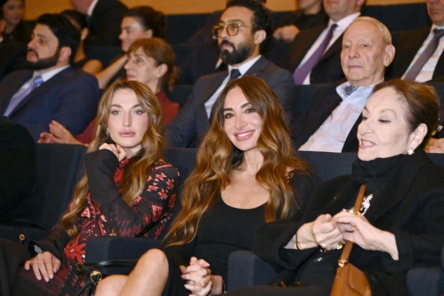 Arzu Əliyeva və Alyona Əliyeva “44” filminin premyerasında iştirak etdilər-