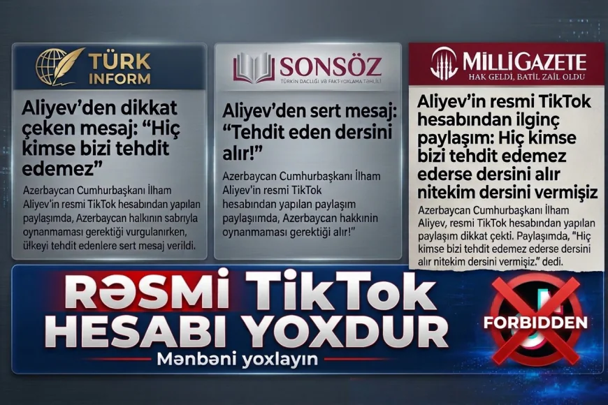 Prezidentin videosunu montaj edib Türkiyəyə mesaj kimi təqdim etdilər –