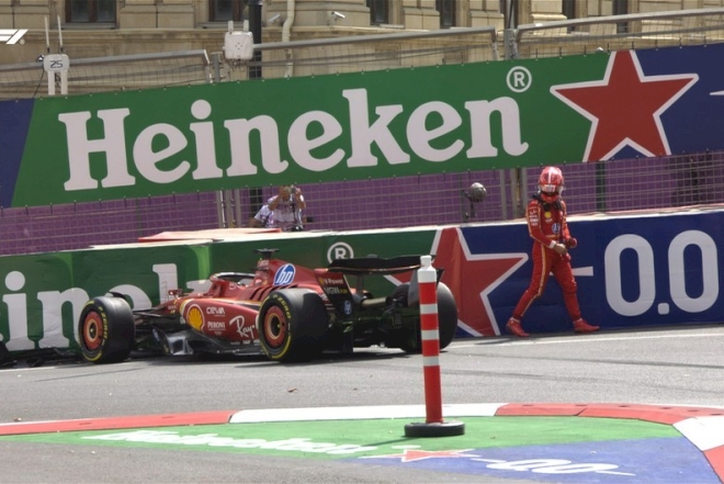 “Ferrari“ pilotu Bakıda qəza törətməsinin səbəbini açıqlayıb  